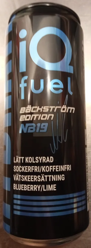 iQ Fuel Hydrate Blueberry/Lime Bäckström Edition NB19