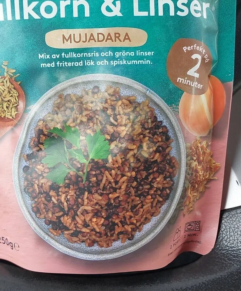 Fullkorn & Linser Mujadara