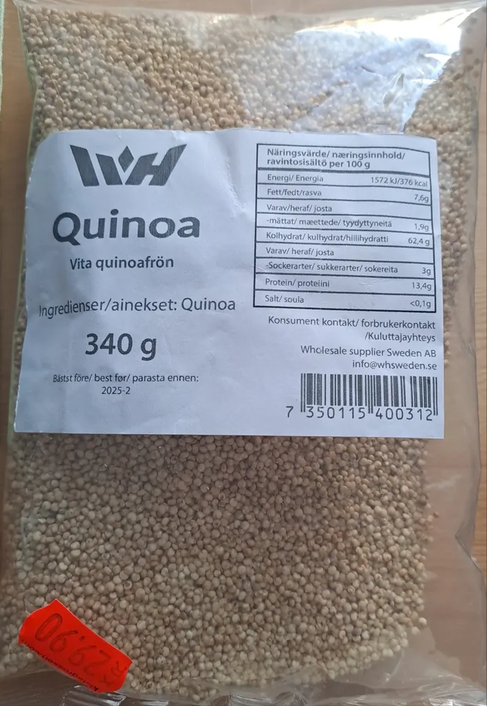 Vita quinoafrön