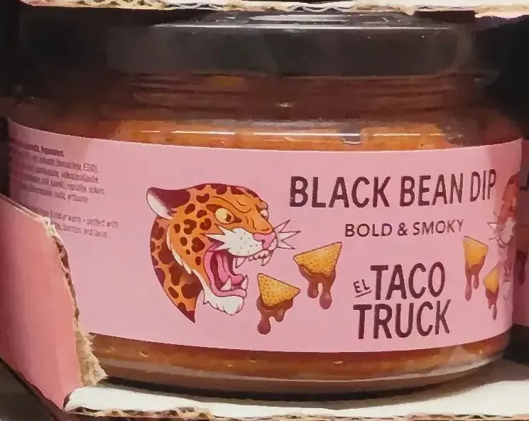 Black bean dip, bold & smoky