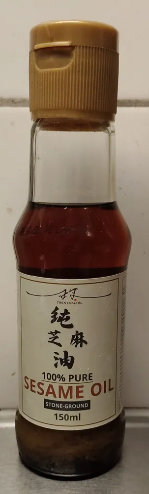 100% Pure Sesame Oil, Stone-Ground