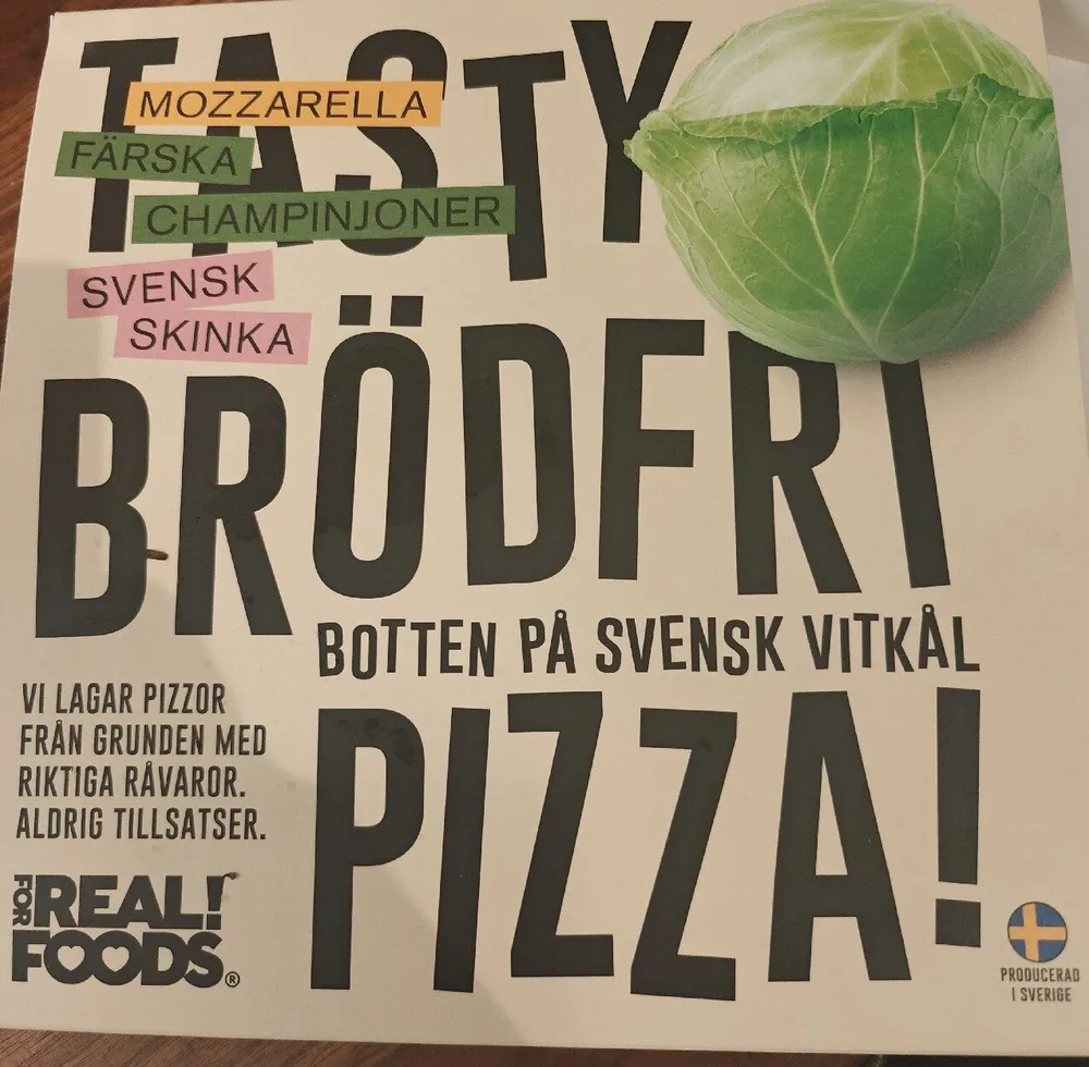 Brädden Pizza - Vitkål