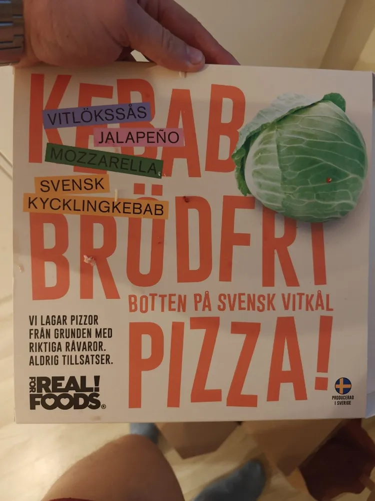 Brödfri Kycklingkebab Pizza
