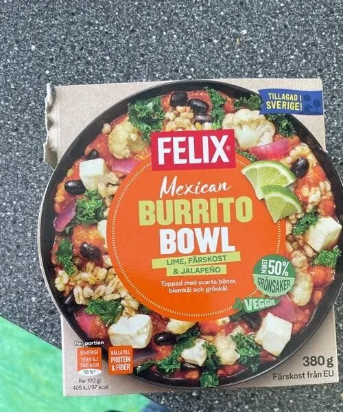 Mexican burrito bowl