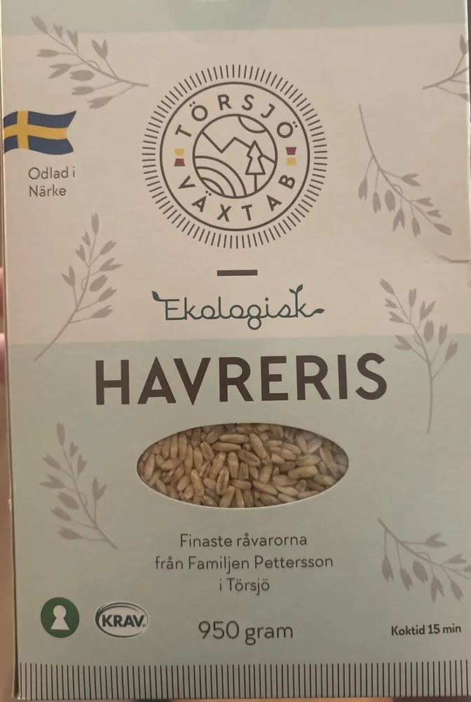 Ekologiskt Havreris