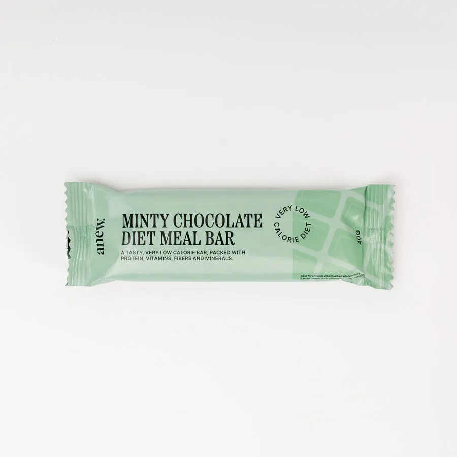 Minty chocolate diet meal bar