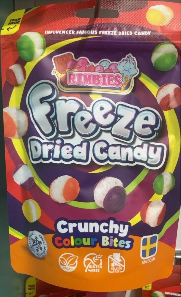 Freeze dried candy