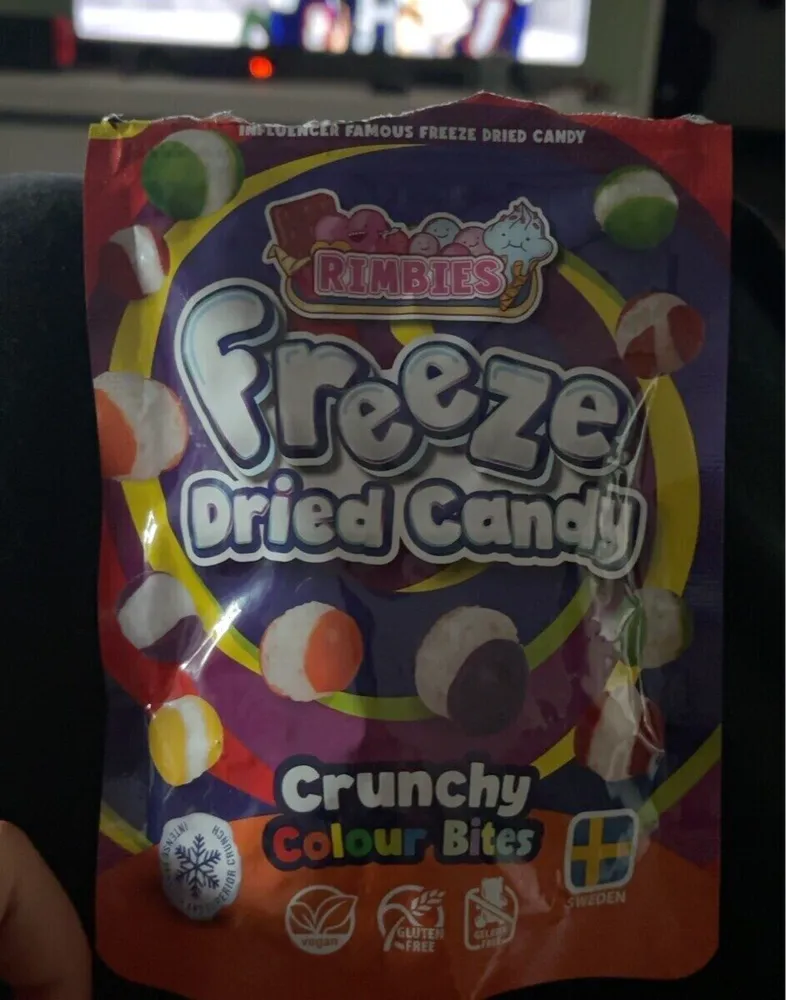 Freeze dried candy