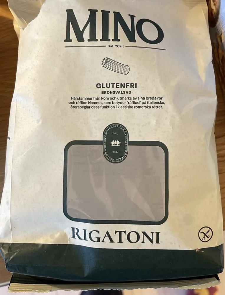 Rigatoni - Glutenfri