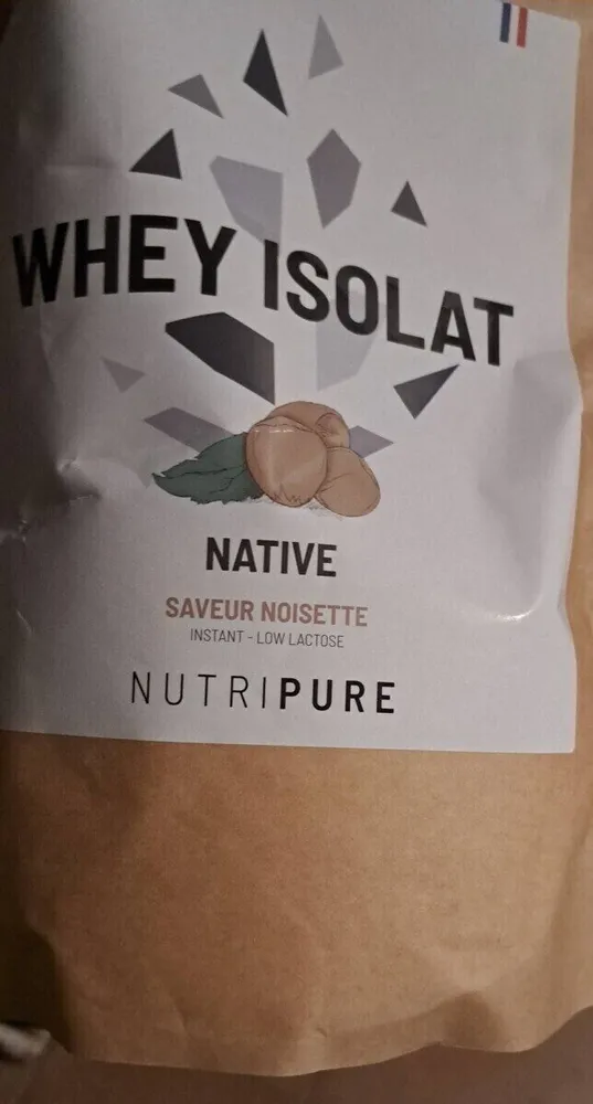 Whey isolat saveur noisette