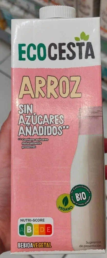 Bebida vegetal arroz