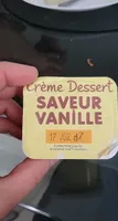 Crème dessert saveur vanille