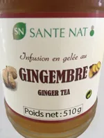 Infusion en gelée au gingembre