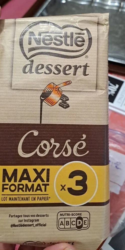 Nestlé dessert corsé