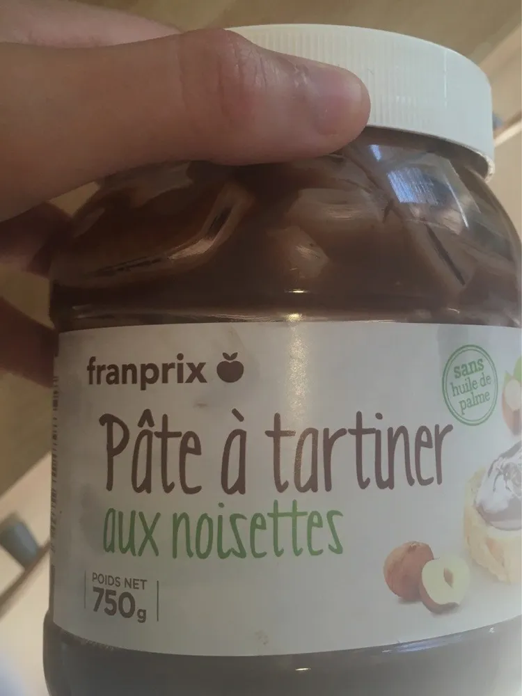 Pâte à tartiner aux noisettes
