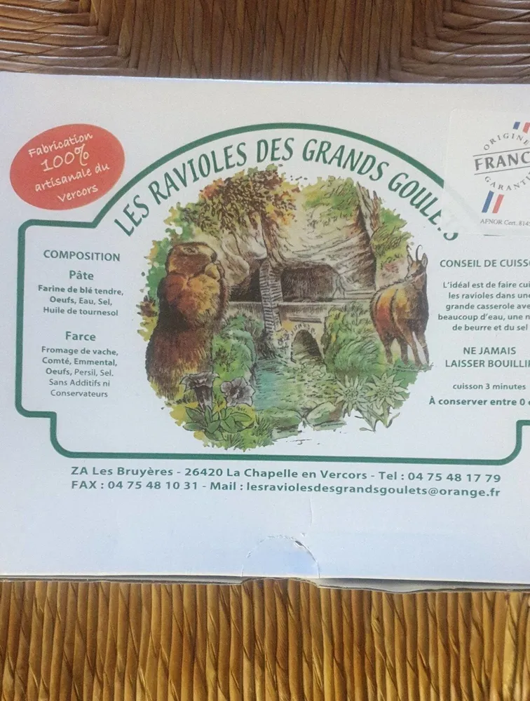 Ravioles traditionnelles