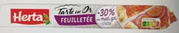 Pâte à tarte feuilletée -30% M.G