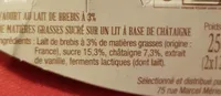 Yaourt sur lit de châtaigne au lait de brebis