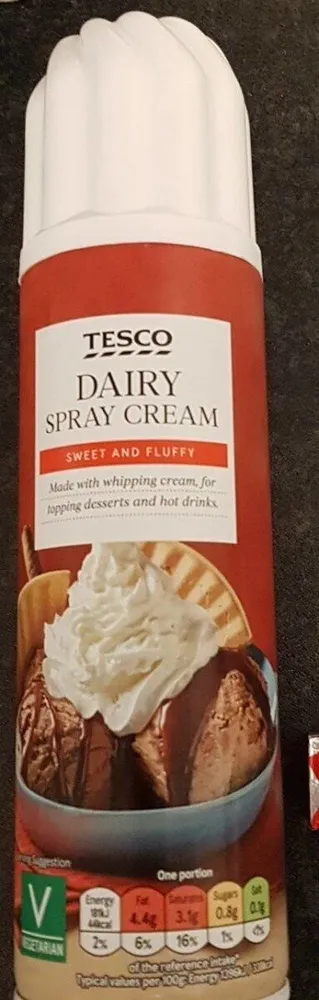 Dairy Spray Cream