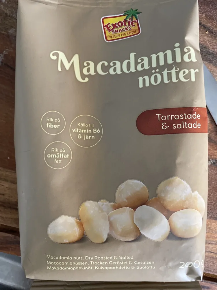 Macadamia Nötter