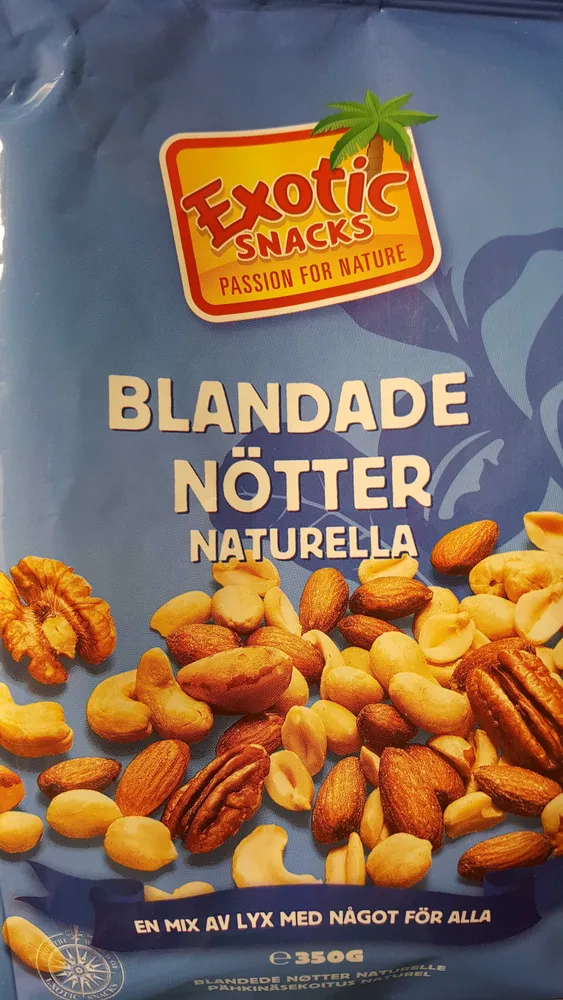 Blandade Nötter Naturella