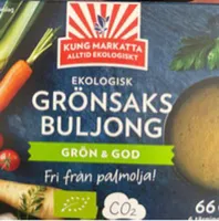 Ekologisk grönsaksbuljong