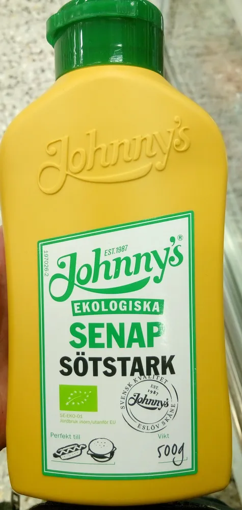 Ekologisk sötstark senap