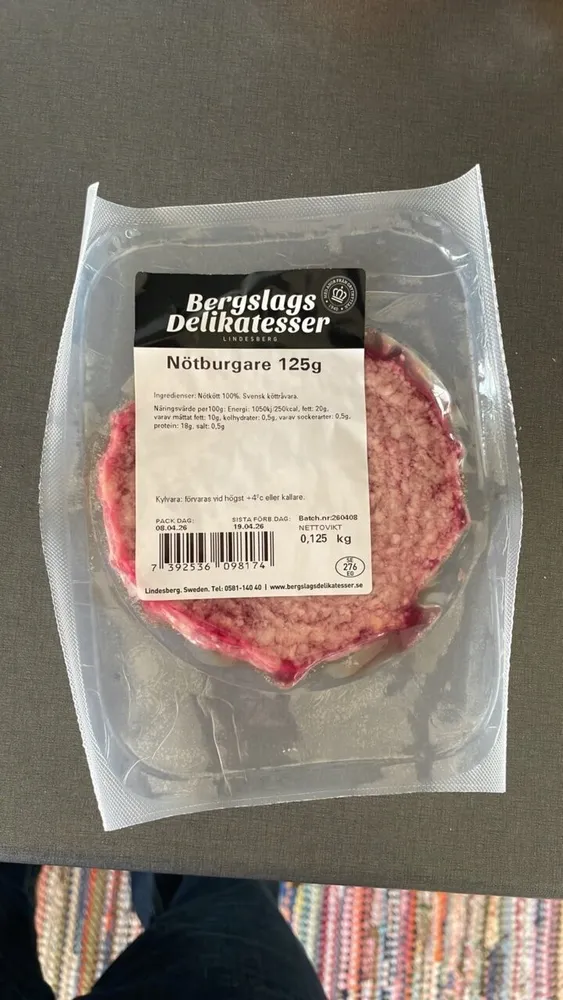 Nötburgare 125g