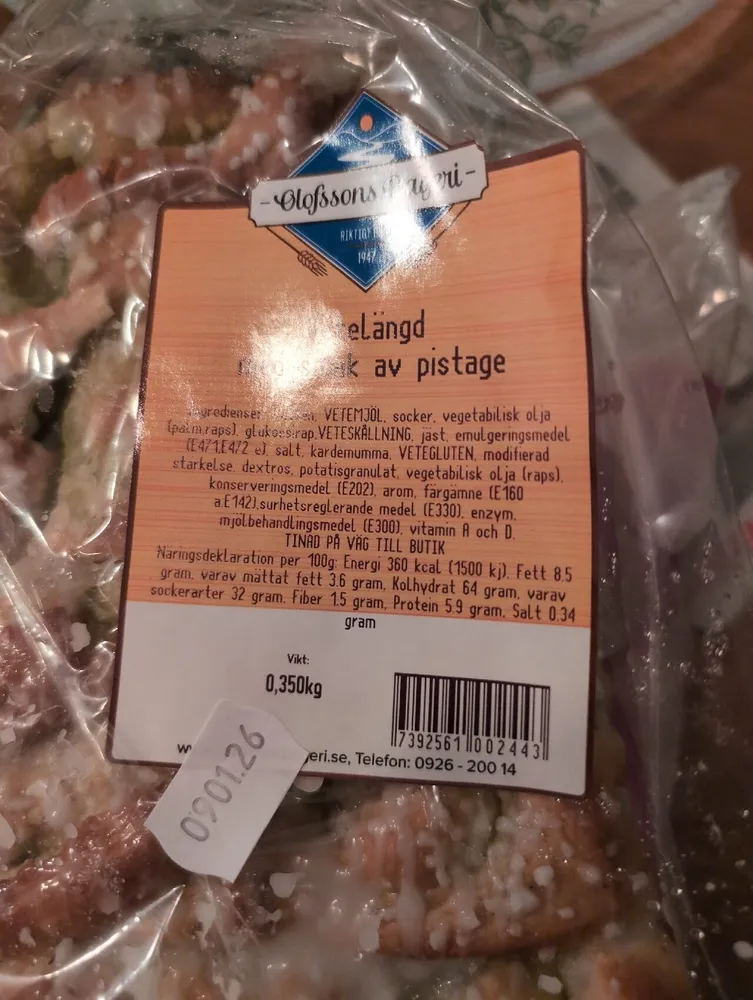 Vetelängd - Pistage Smak