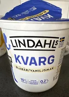 Lindahls Kvarg Blåbär Vanilj
