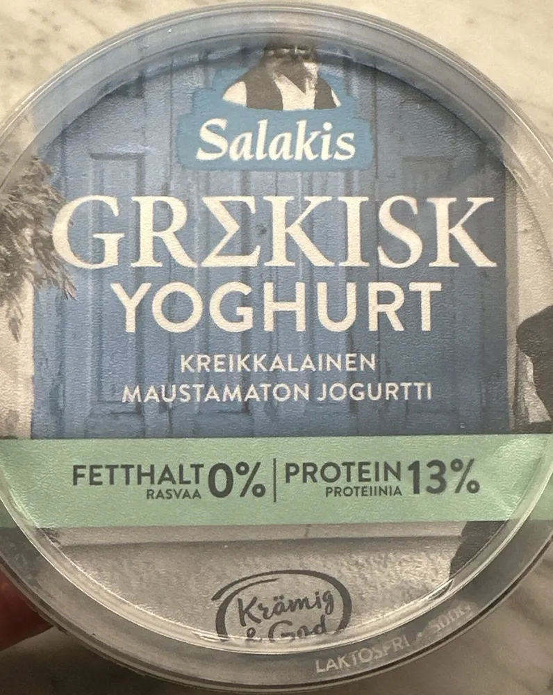 Kreikkalainen maustamaton jogurtti