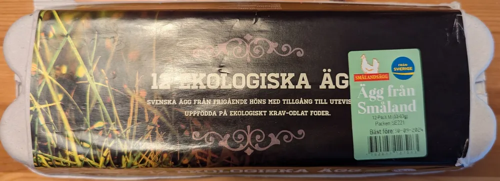 12 Ekologiska Ägg