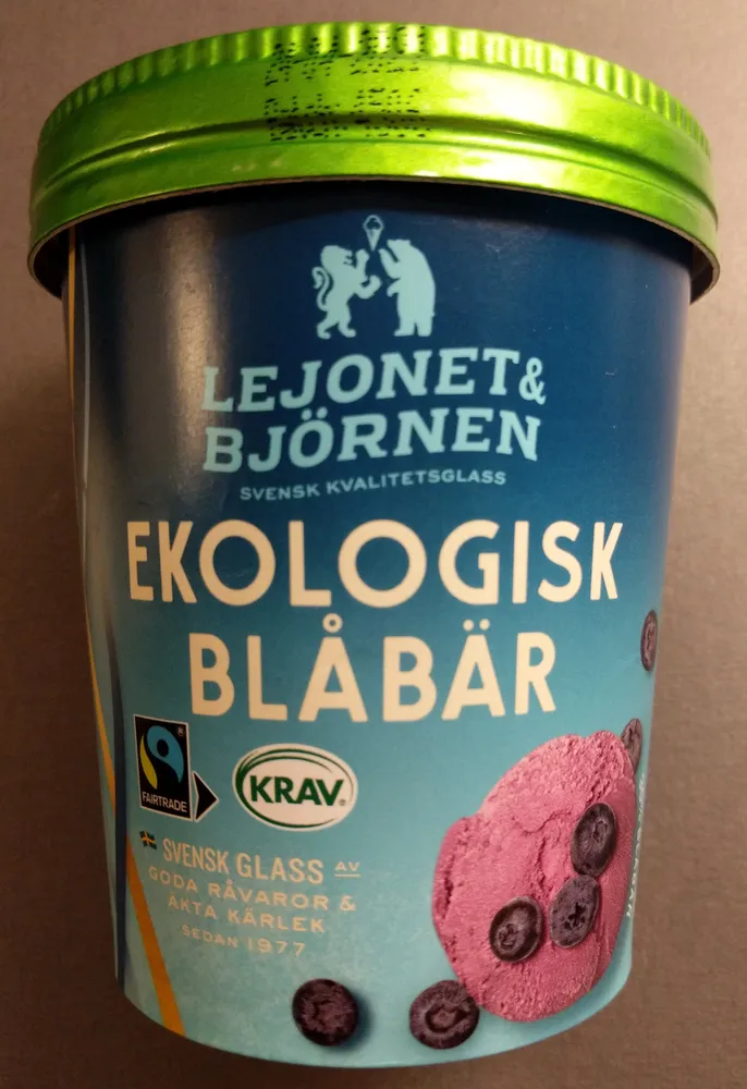 Ekologisk Blåbär