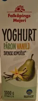 Yoghurt Päron Vanilj