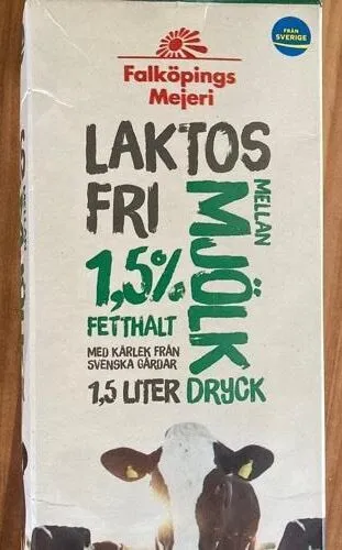 Laktosfri mjölk