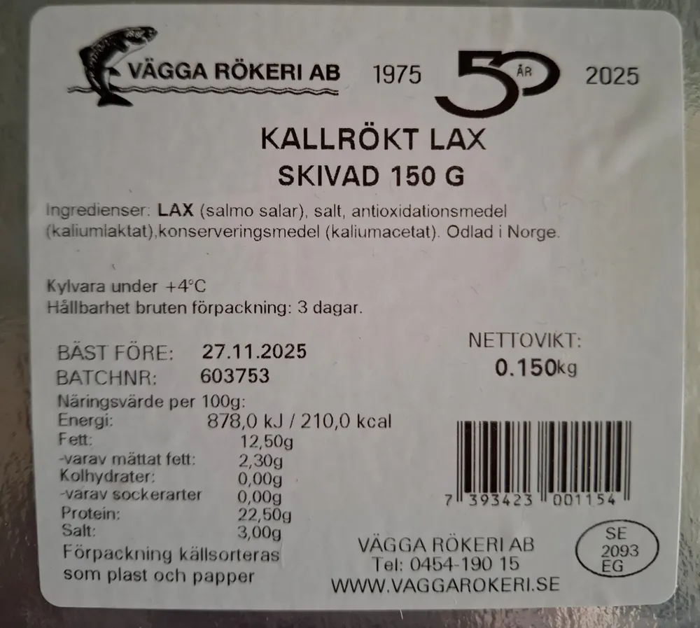Kallrökt lax
