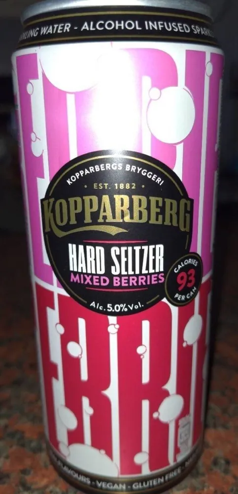 Hard seltzer mixed berries