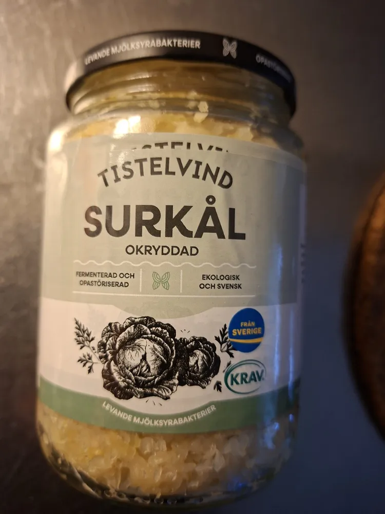 Surkål okryddad