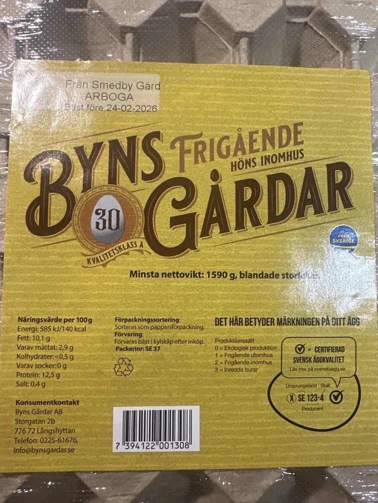 Byns Gårdar Ägg