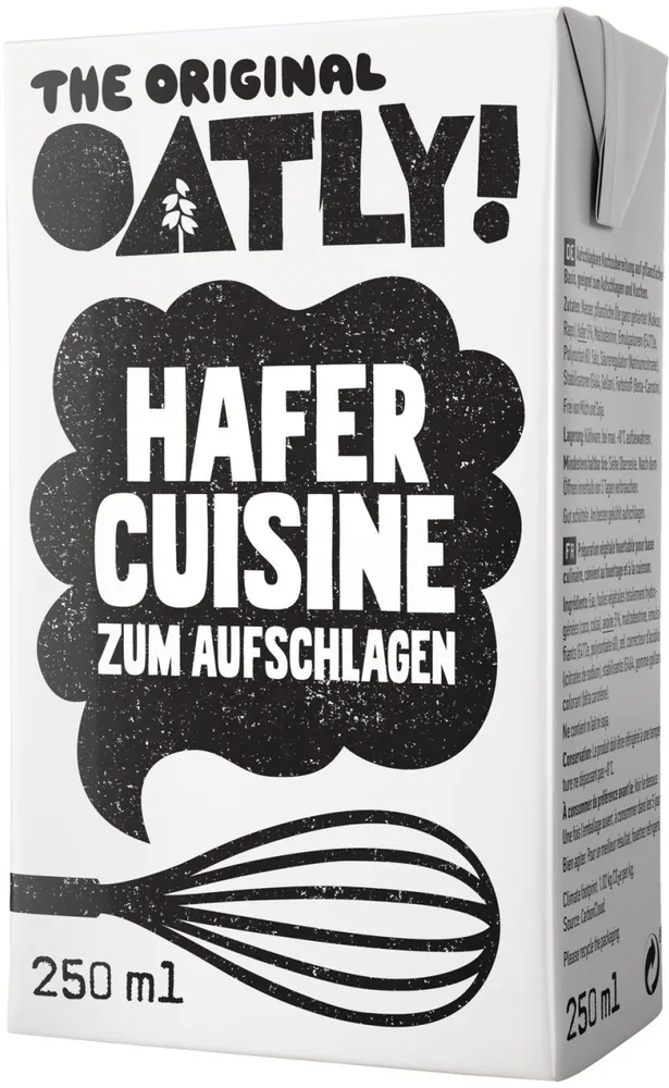 Hafer Cuisine zum Aufschlagen