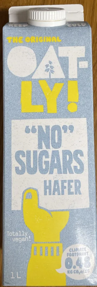 Haferdrink "noch sugars"