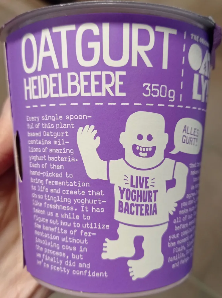Oatgurt Heidelbeere