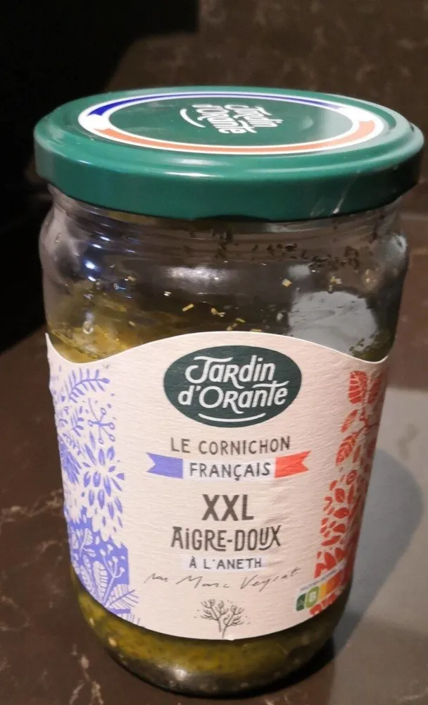 Cornichons XXL aigre doux
