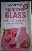 Smoothieglass hallon & jordgubb