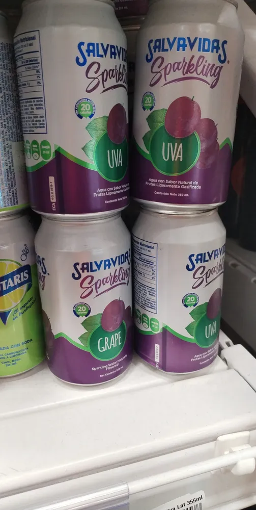 salvavidas sparkin uva 355 ML