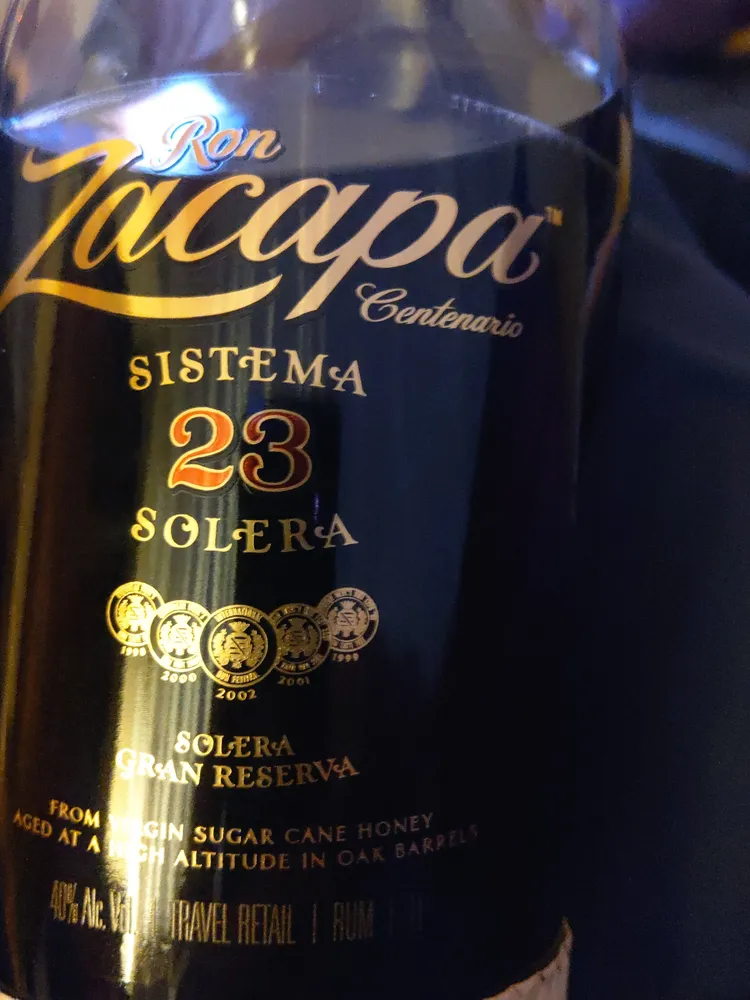 Rum Zacapa sistema 23 solera