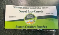Sweet baby carrots