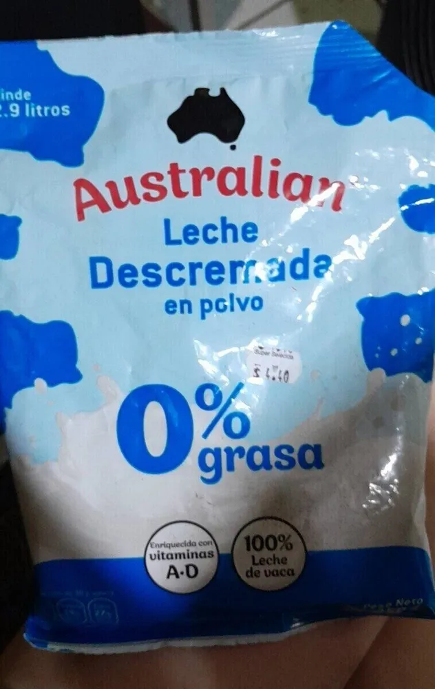 Leche descremada en polvo