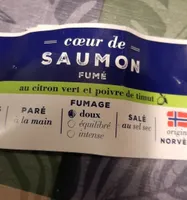 Cœur de saumon fume