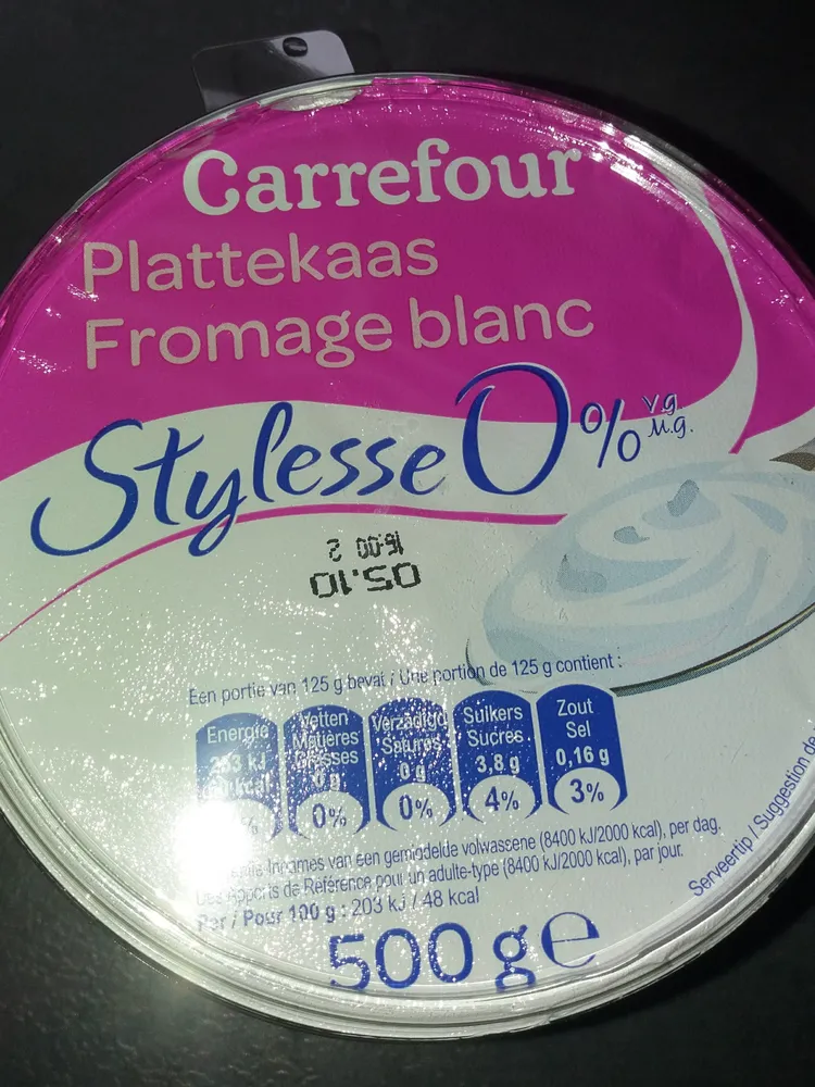fromage blanc stylesse 0%